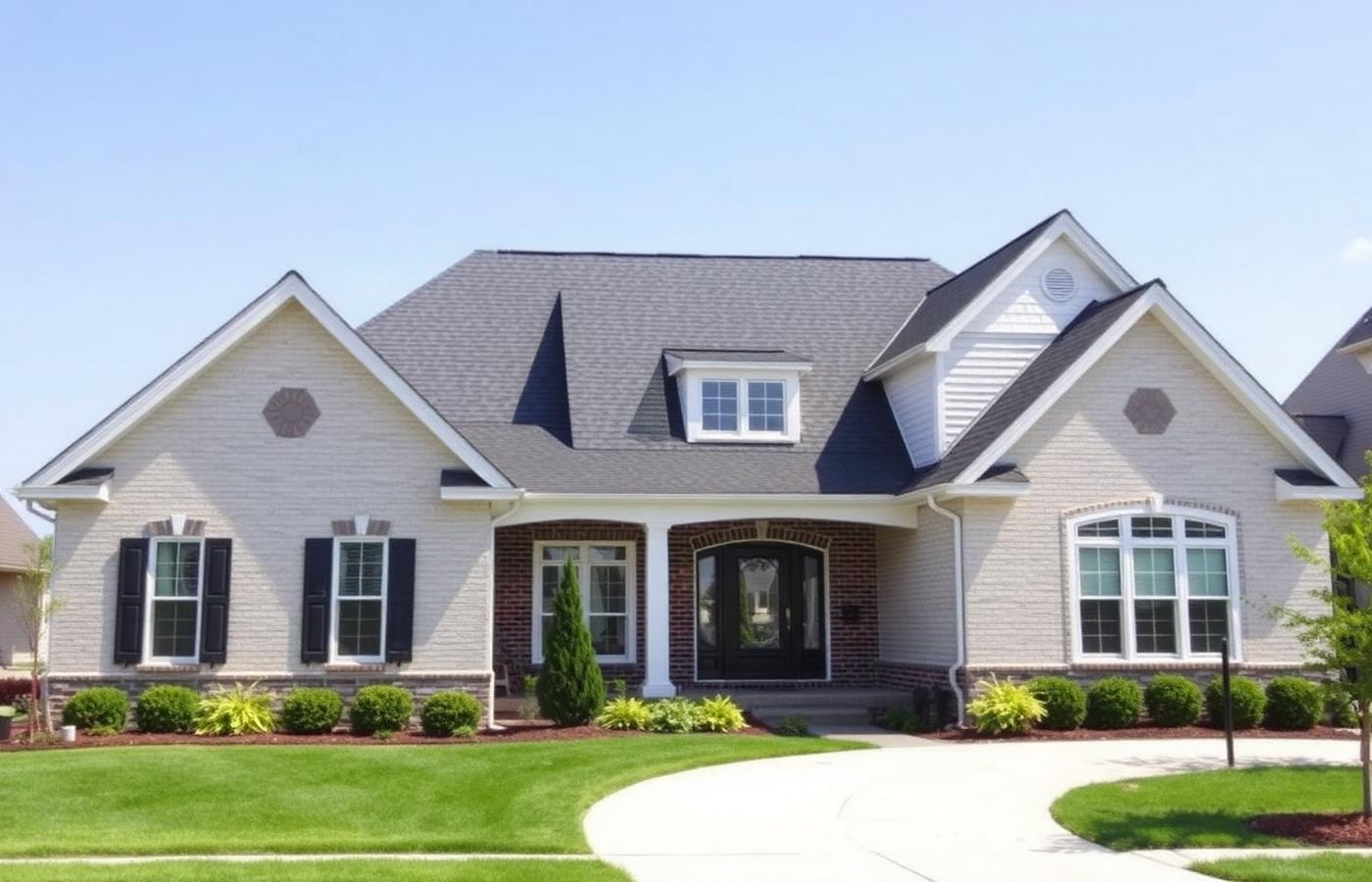Completed roof replacement on a residential home in Murfreesboro, TN